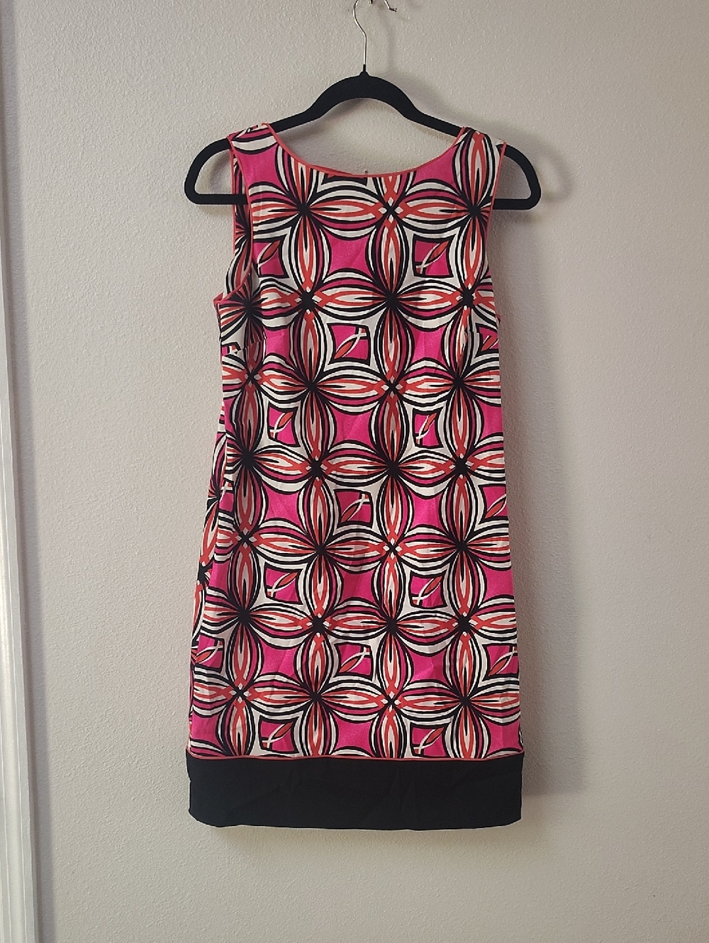 Alyx‎ Limited Pink Geometric Floral Shift Dress Sleeveless Mod Mini Womens 8